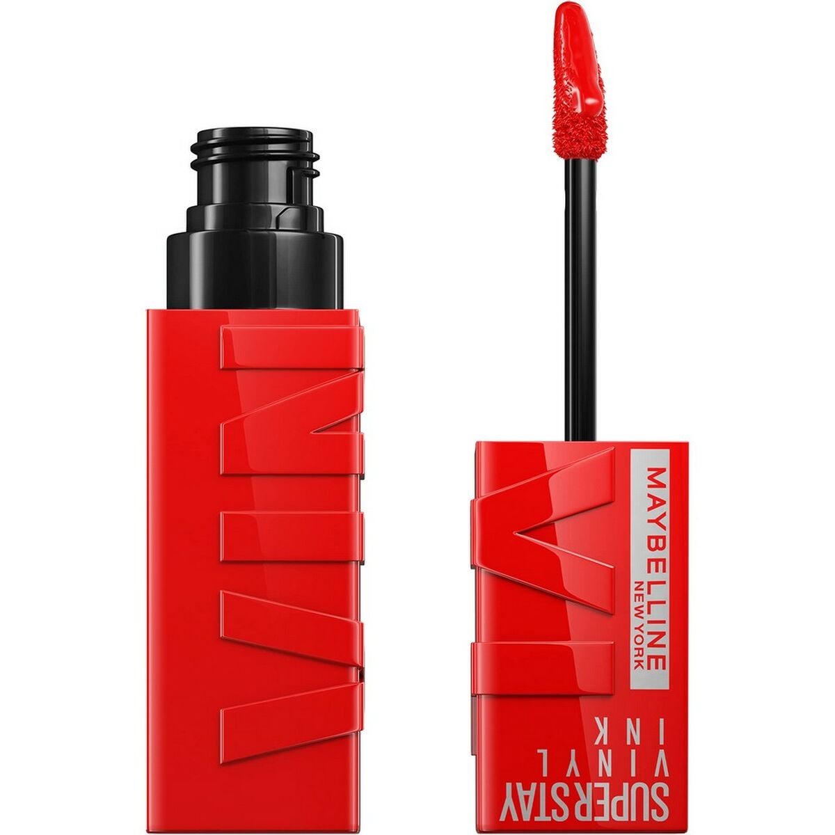 shimmer lipstick Maybelline Superstay Vinyl Link 25-red-hot - Maybelline Maroc - Aylal Beauty