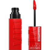 shimmer lipstick Maybelline Superstay Vinyl Link 25-red-hot - Maybelline Maroc - Aylal Beauty