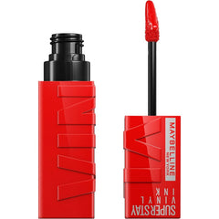 shimmer lipstick Maybelline Superstay Vinyl Link 25-red-hot - Maybelline Maroc - Aylal Beauty