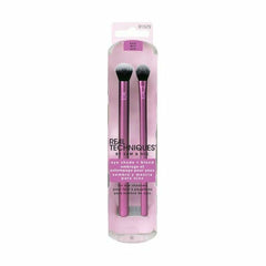 Make-up Brush Real Techniques Eye Shade Blend (2 pcs) 2 Pieces - Real Techniques Maroc - Aylal Beauty