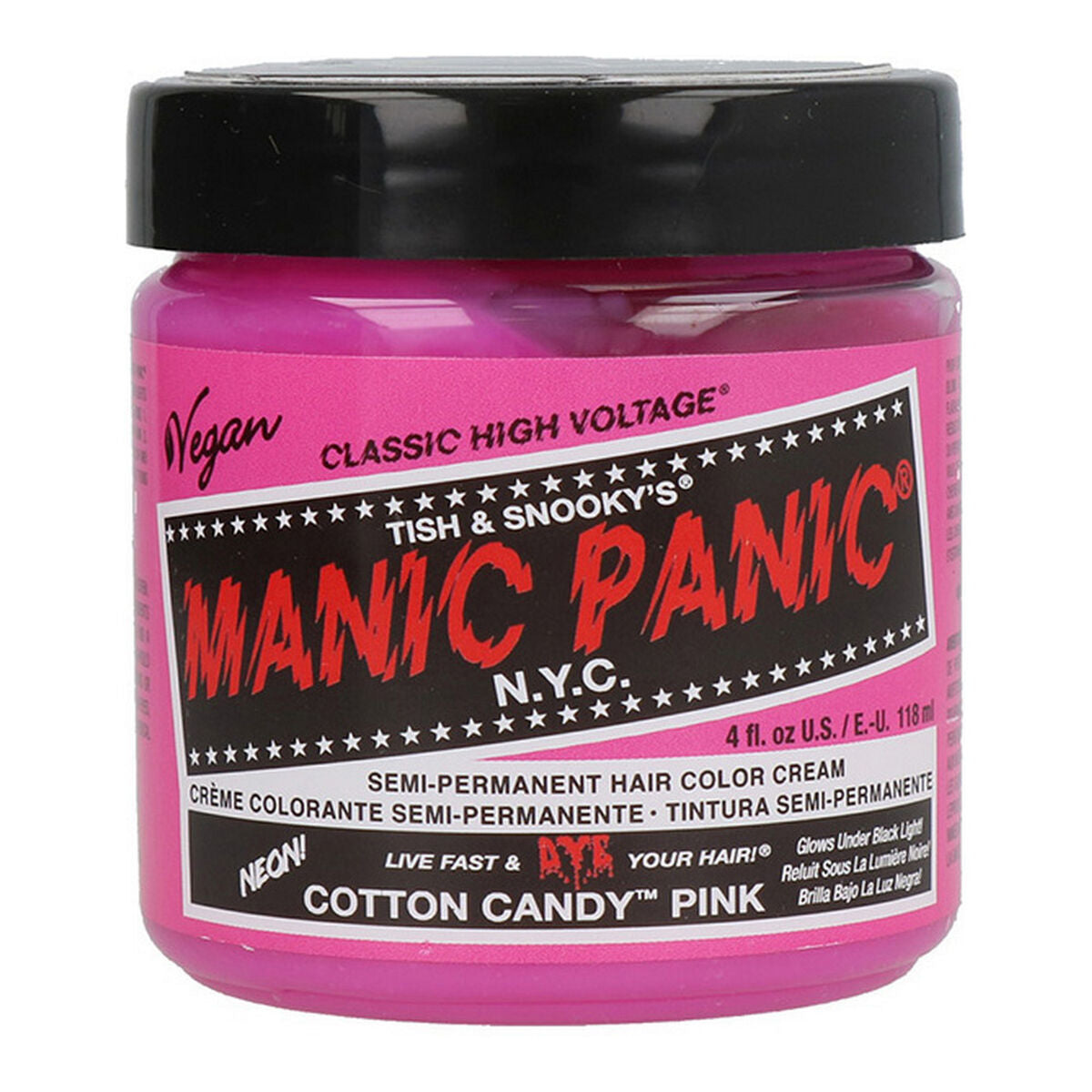 Permanent Dye Classic Manic Panic HCR 11004 Cotton Candy Pink (118 ml) - Manic Panic Maroc - Aylal Beauty