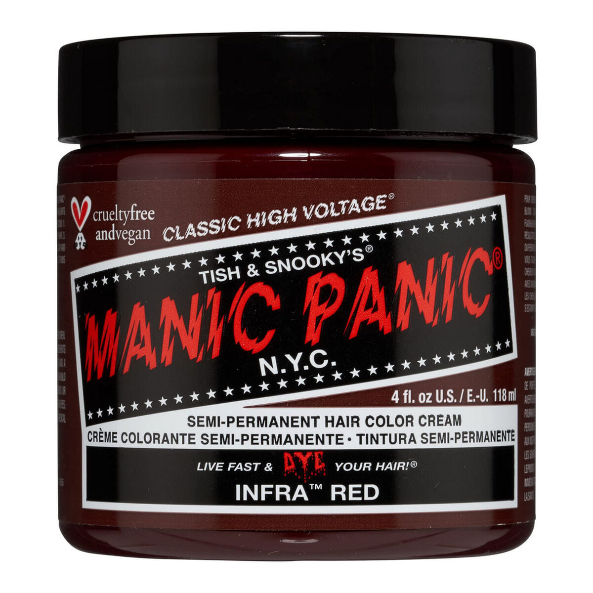 Permanent Dye Classic HCR 11016 Infra Red (118 ml) - Manic Panic Maroc - Aylal Beauty