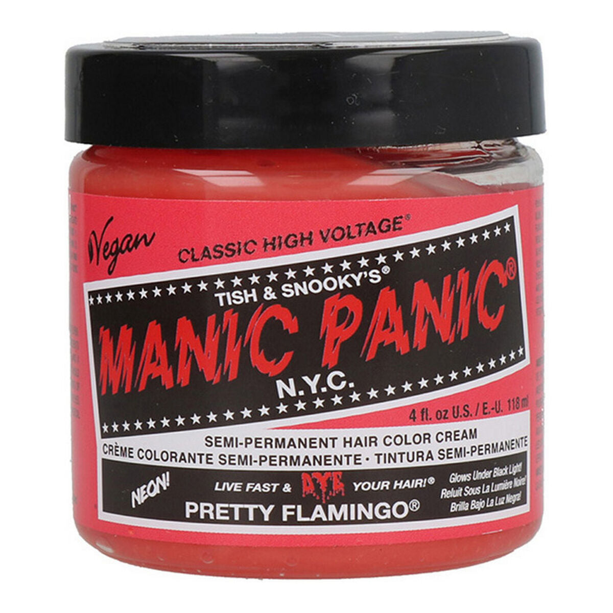 Permanent Dye Classic HCR 11023-2pk Pretty Flamingo (118 ml) - Manic Panic Maroc - Aylal Beauty