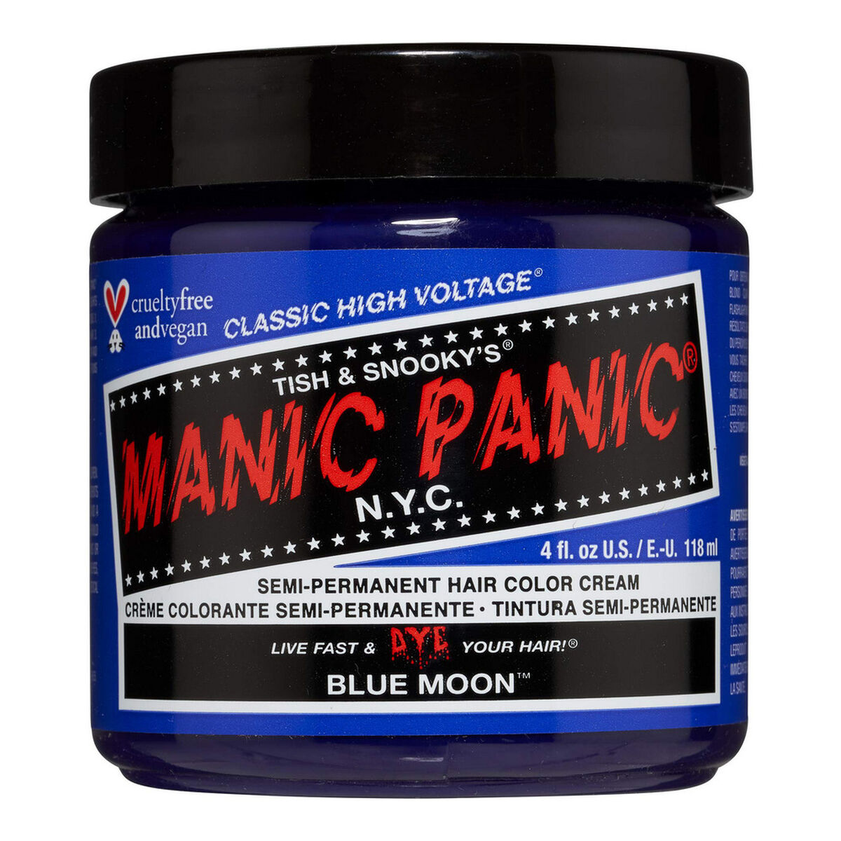 Permanent Dye Classic Manic Panic Blue Moon (118 ml) - Manic Panic Maroc - Aylal Beauty
