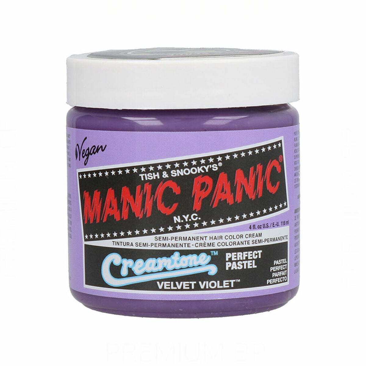 Semi-permanent Colourant Manic Panic Creamtone Velvet Violet (118 ml) - Manic Panic Maroc - Aylal Beauty