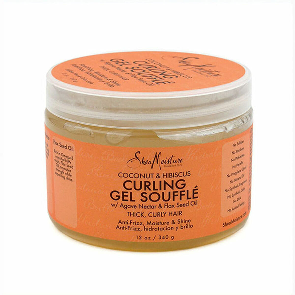 Styling Gel Coconut & Hibiscus Curl Curly Hair (340 g) - Shea Moisture Maroc - Aylal Beauty