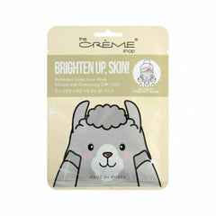 Facial Mask Brighten Up, Skin! Llama (25 g) - The Crème Shop Maroc - Aylal Beauty