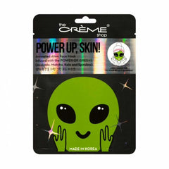 Facial Mask Power Up, Skin! Alien (25 g) - The Crème Shop Maroc - Aylal Beauty