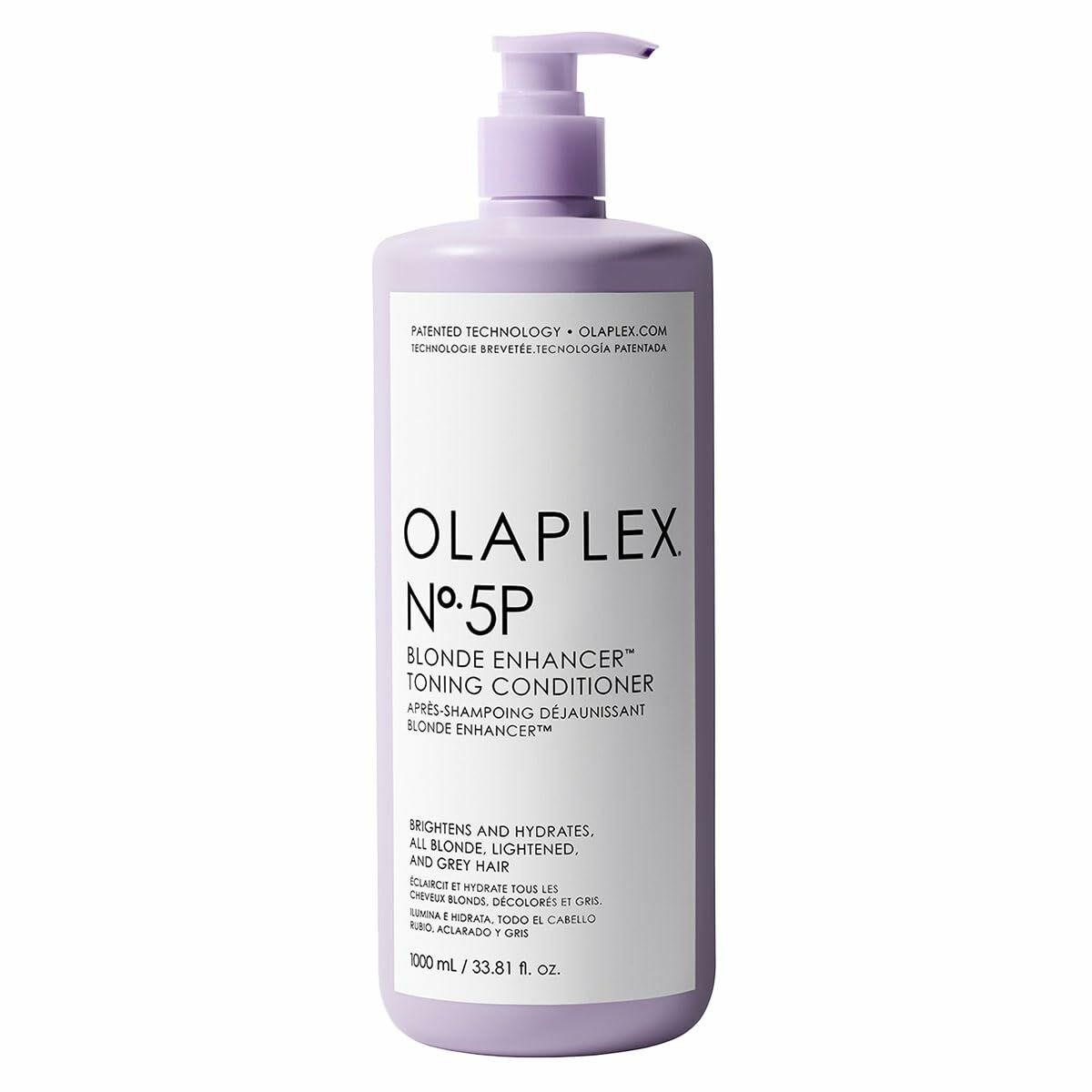 Colour Neutralising Conditioner Olaplex Nº5P Blonde Enhancer 1 L - Olaplex Maroc - Aylal Beauty