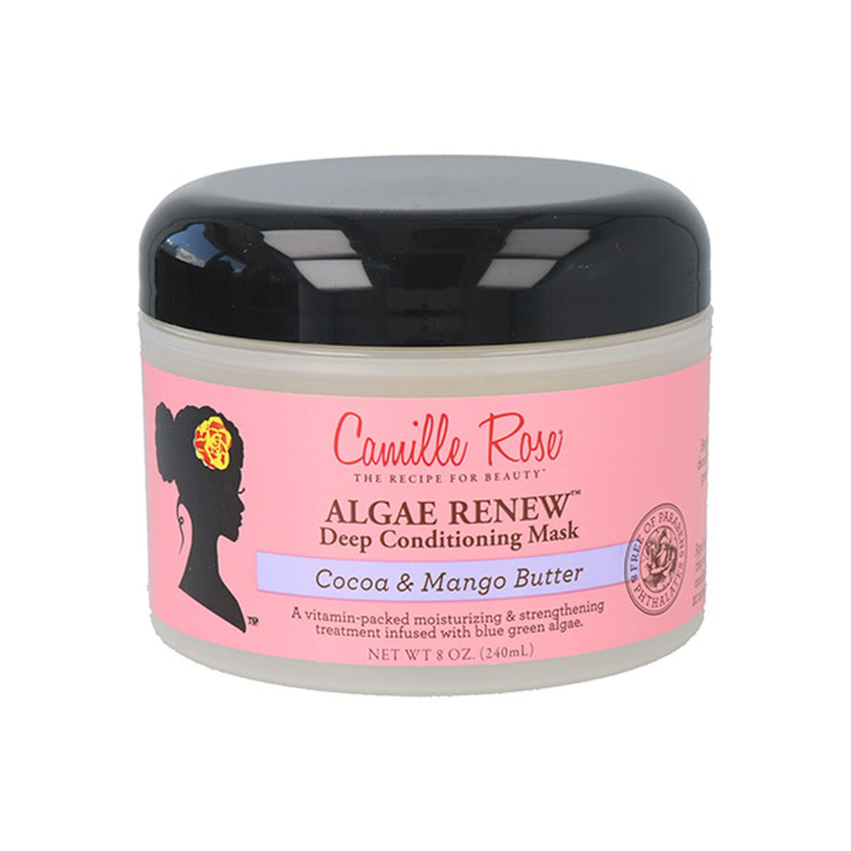 Hair Mask Rose Algae Cocoa - Camille Rose Maroc - Aylal Beauty