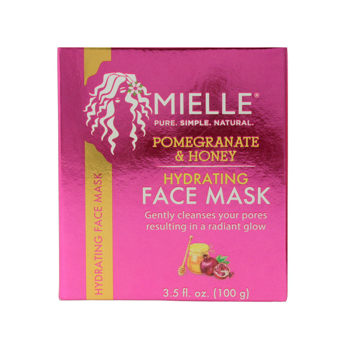 Facial Mask Pomegranate Honey Hydrating (100 g) - Mielle Maroc - Aylal Beauty