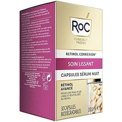 Facial Serum Roc Line Smoothing Retinol Night 30 Capsules - Roc Maroc - Aylal Beauty