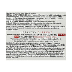 Day-time Anti-aging Cream Vichy LiftActiv Suprème SPF 30 (50 ml) - Vichy Maroc - Aylal Beauty
