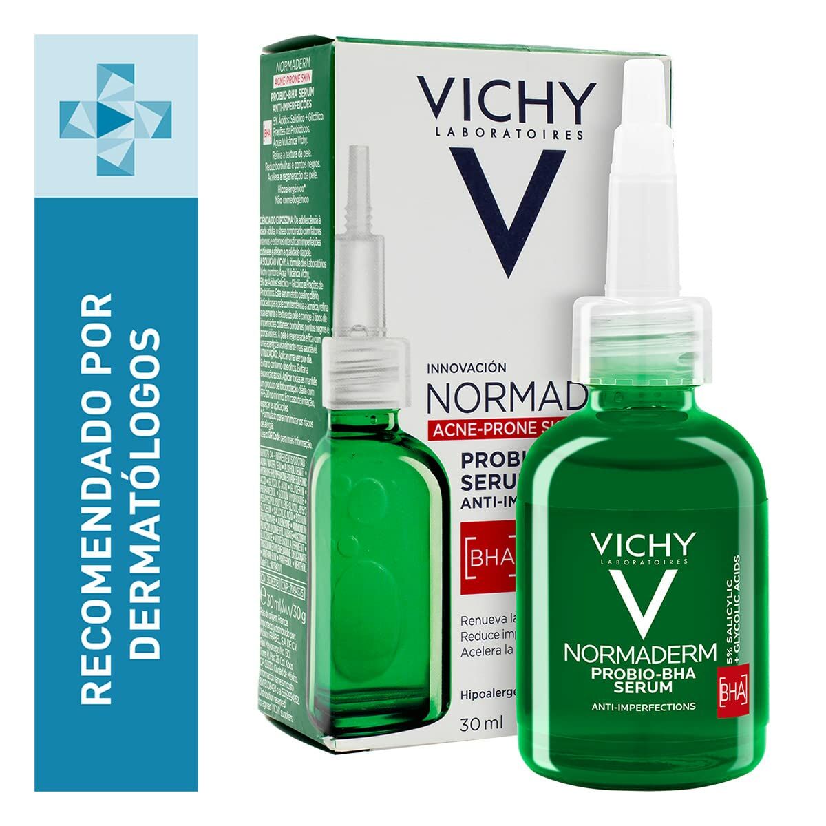 Anti-acne Serum Normaderm 30 ml - Vichy Maroc - Aylal Beauty Anti-acne Serum Normaderm 30 ml - Vichy Maroc - Aylal Beauty