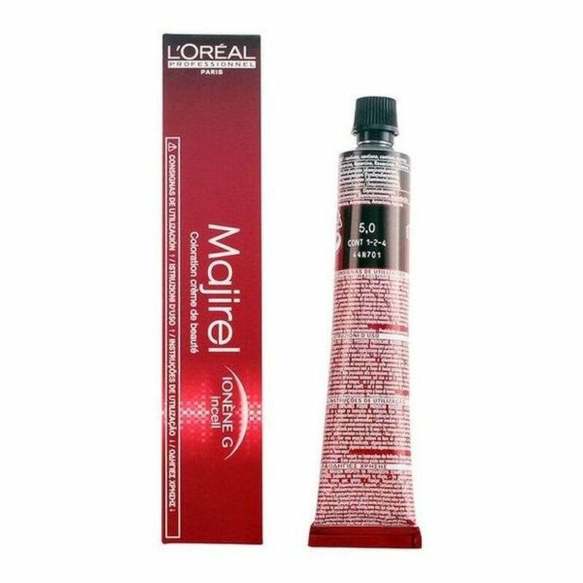 Permanent Dye Majirel E0900200 Nº 5,0 50 ml - L'Oreal Professionnel Paris Maroc - Aylal Beauty