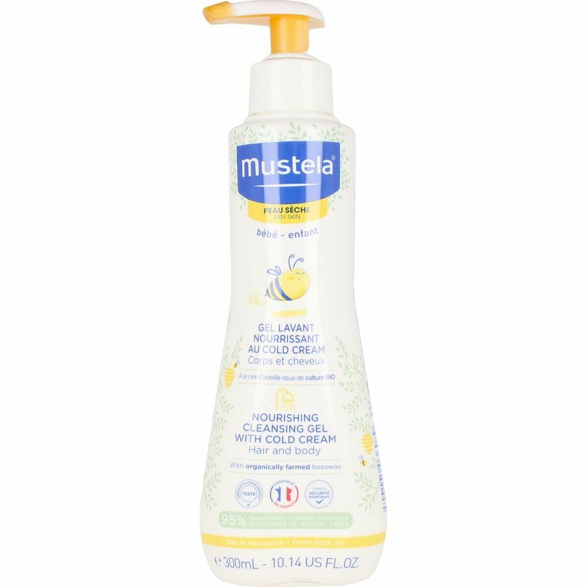 Shower Gel Mustela Bebé Children's cleaner (300 ml) - Mustela Maroc - Aylal Beauty