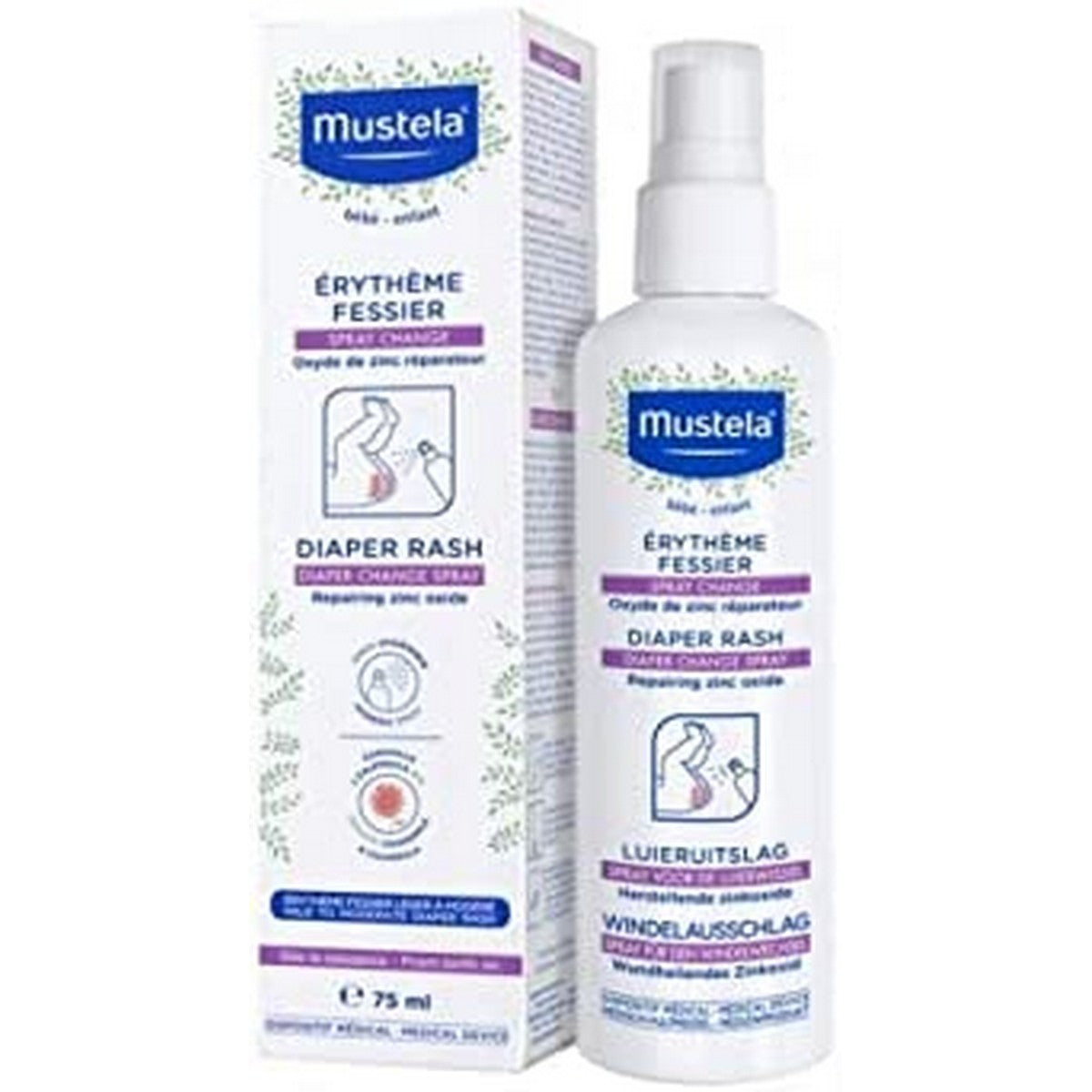 Anti-redness Spray Niño Babies 75 ml - Mustela Maroc - Aylal Beauty