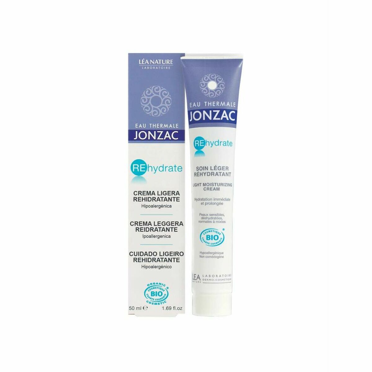 Facial Cream Eau Thermale Jonzac Rehydrate Bio (50 ml) - Eau Thermale Jonzac Maroc - Aylal Beauty