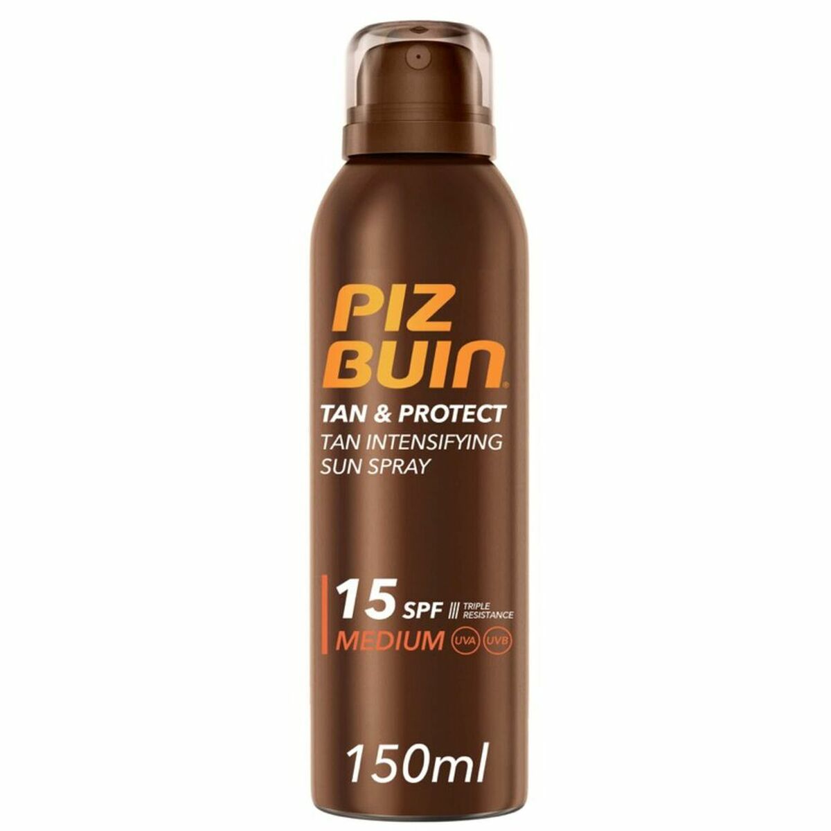 Tanning Spray Tan & Protect Medium Tan Protect Intensifying Spf 15 Spf 15 (150 ml) - Piz Buin Maroc - Aylal Beauty