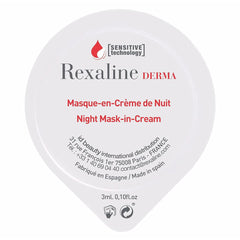 Moisturising Overnight Mask Rexaline Derma 3 ml x 6 Sensitive skin - Rexaline Maroc - Aylal Beauty