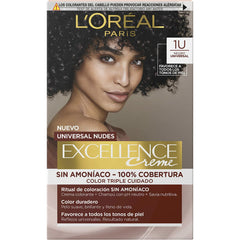 Permanent Dye Excellence Black - L'Oreal Make Up Maroc - Aylal Beauty