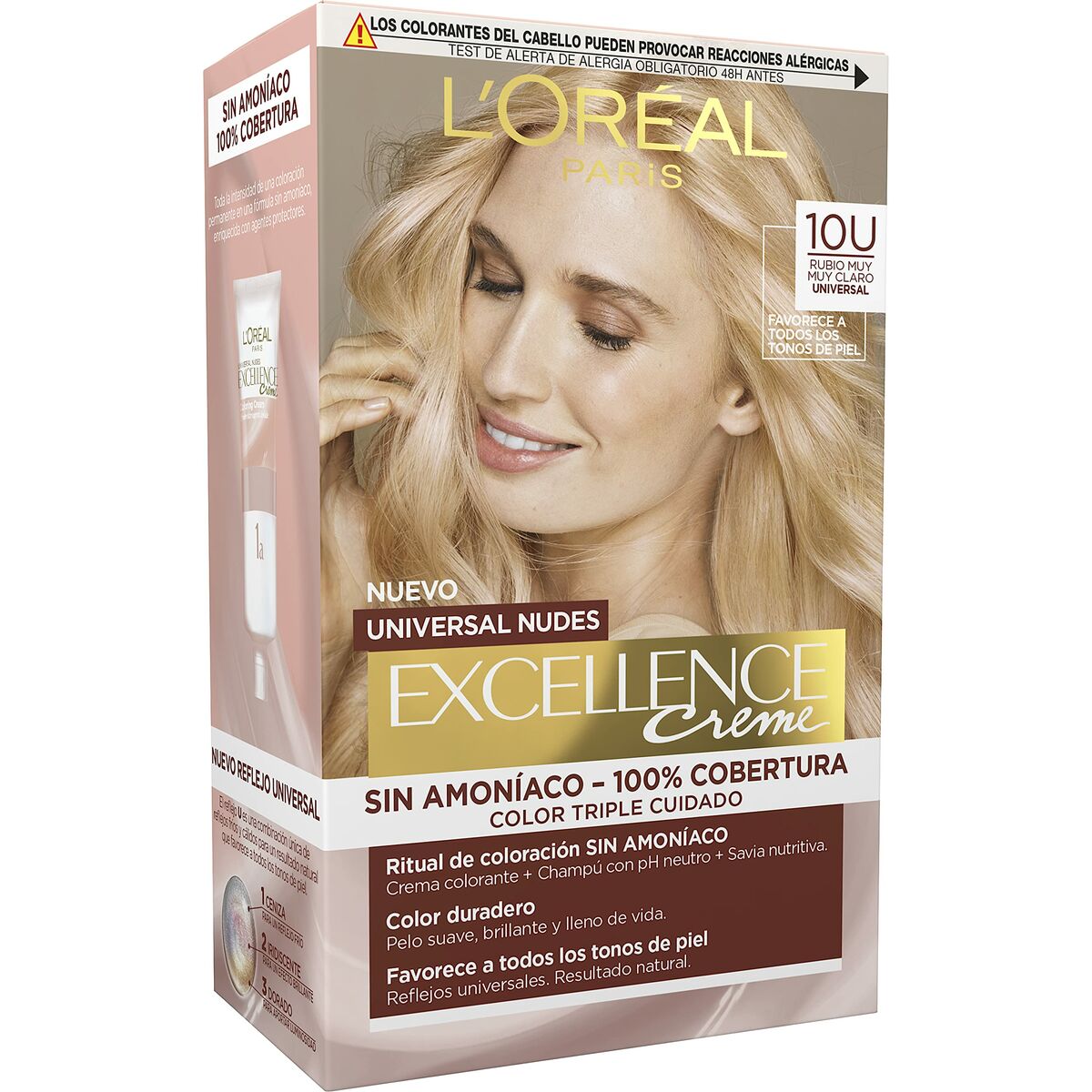 Permanent Dye Excellence Light Blonde Nº 9.0-rubio muy claro - L'Oreal Make Up Maroc - Aylal Beauty