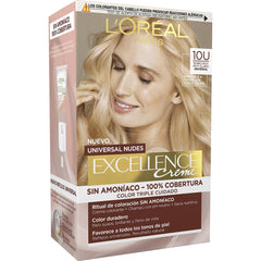 Permanent Dye Excellence Light Blonde Nº 9.0-rubio muy claro - L'Oreal Make Up Maroc - Aylal Beauty