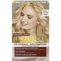 Permanent Dye Excellence Light Blonde Nº 9.0-rubio muy claro - L'Oreal Make Up Maroc - Aylal Beauty