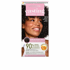 Semi-permanent Colourant Casting Natural Gloss Ammonia-free Nº 123-negro brownie 180 ml - L'Oreal Make Up Maroc - Aylal Beauty