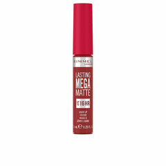 Lipstick Lasting Mega Matte Liquid Nº 500 Fire starter 7,4 ml - Rimmel London Maroc - Aylal Beauty