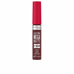 Lipstick Lasting Mega Matte Liquid Nº 810 Plum this show 7,4 ml - Rimmel London Maroc - Aylal Beauty