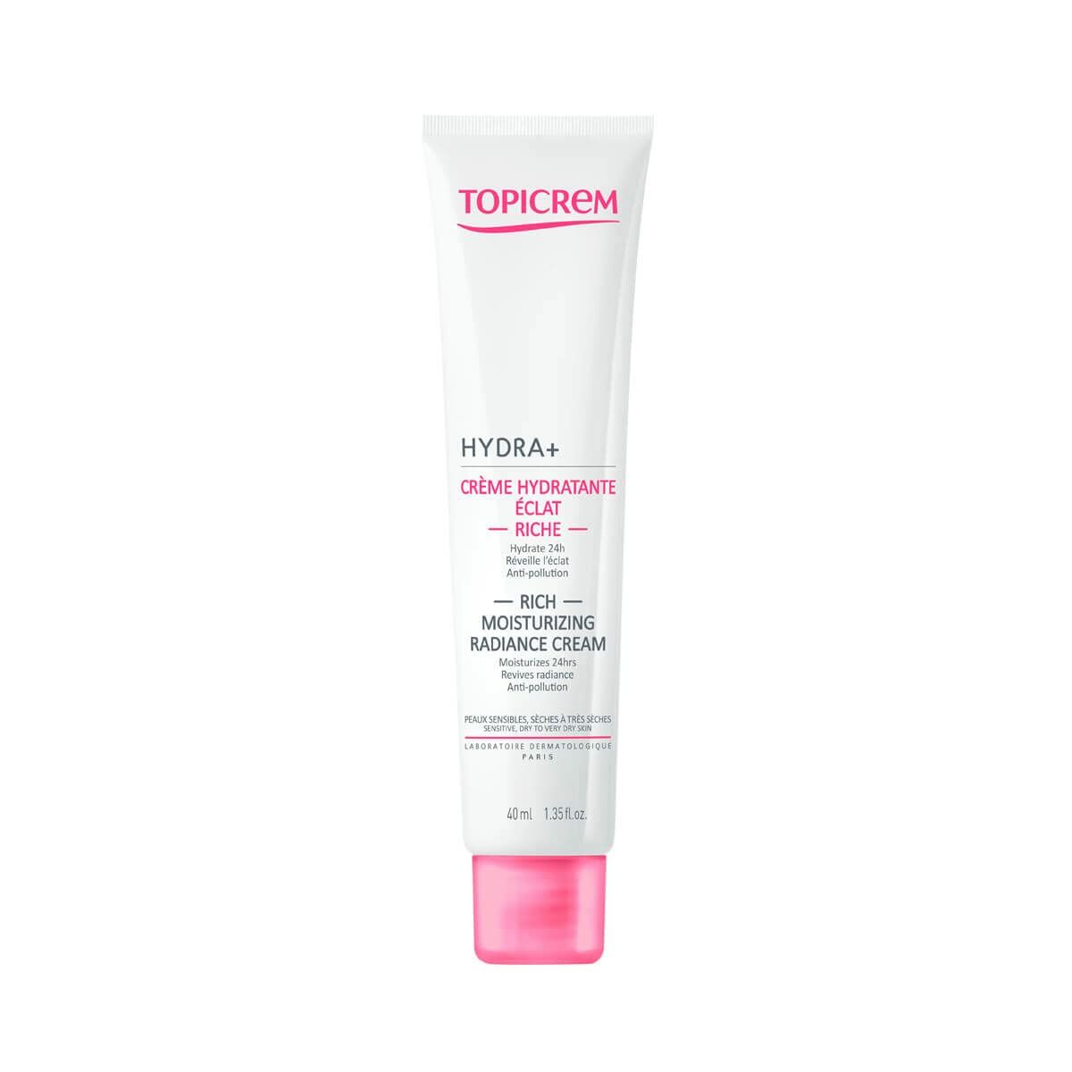 Hydrating Cream Topicrem Hydra+ Highlighter 40 ml - Topicrem Maroc - Aylal Beauty