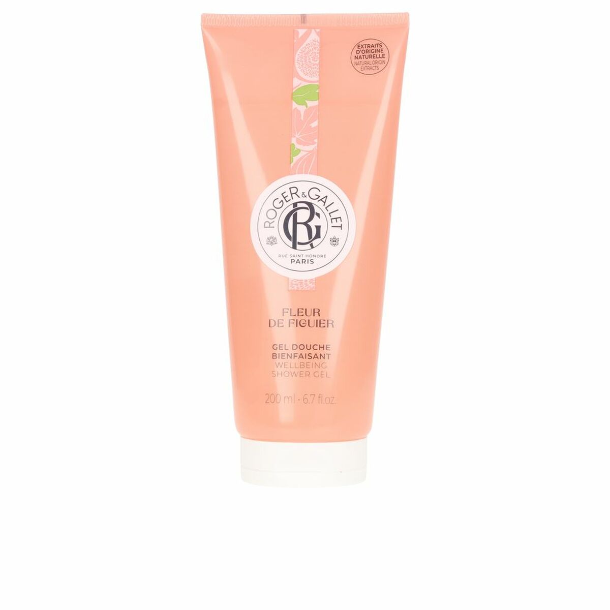 Bath Gel Fleur De Figuier Fig Relaxing 200 ml - Roger & Gallet Maroc - Aylal Beauty