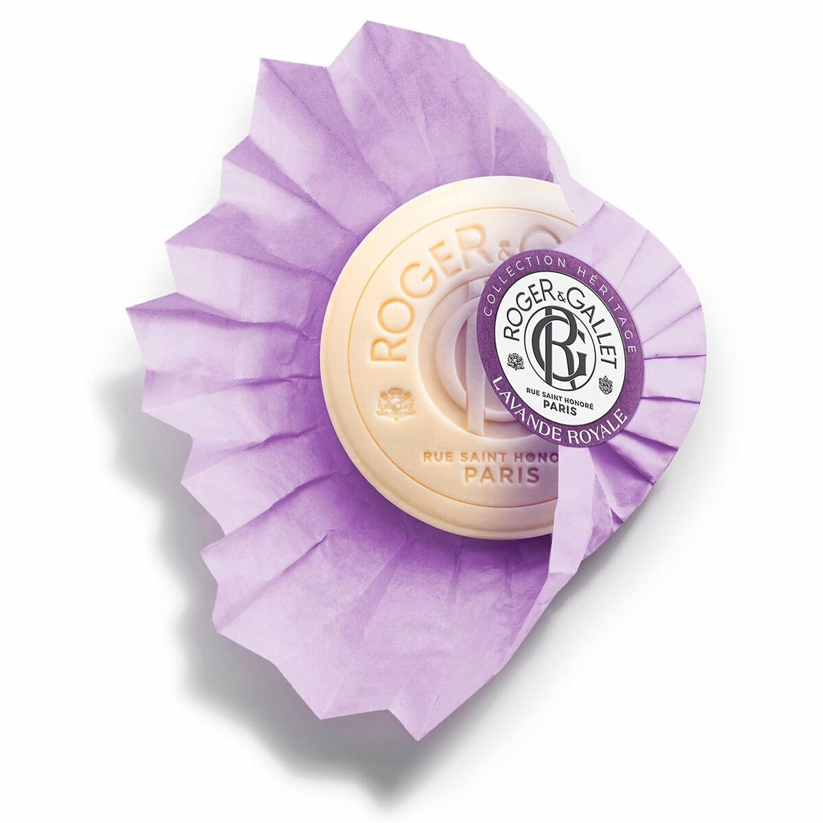 Soap Cake Lavande Royale 100 g - Roger & Gallet Maroc - Aylal Beauty Soap Cake Lavande Royale 100 g - Roger & Gallet Maroc - Aylal Beauty