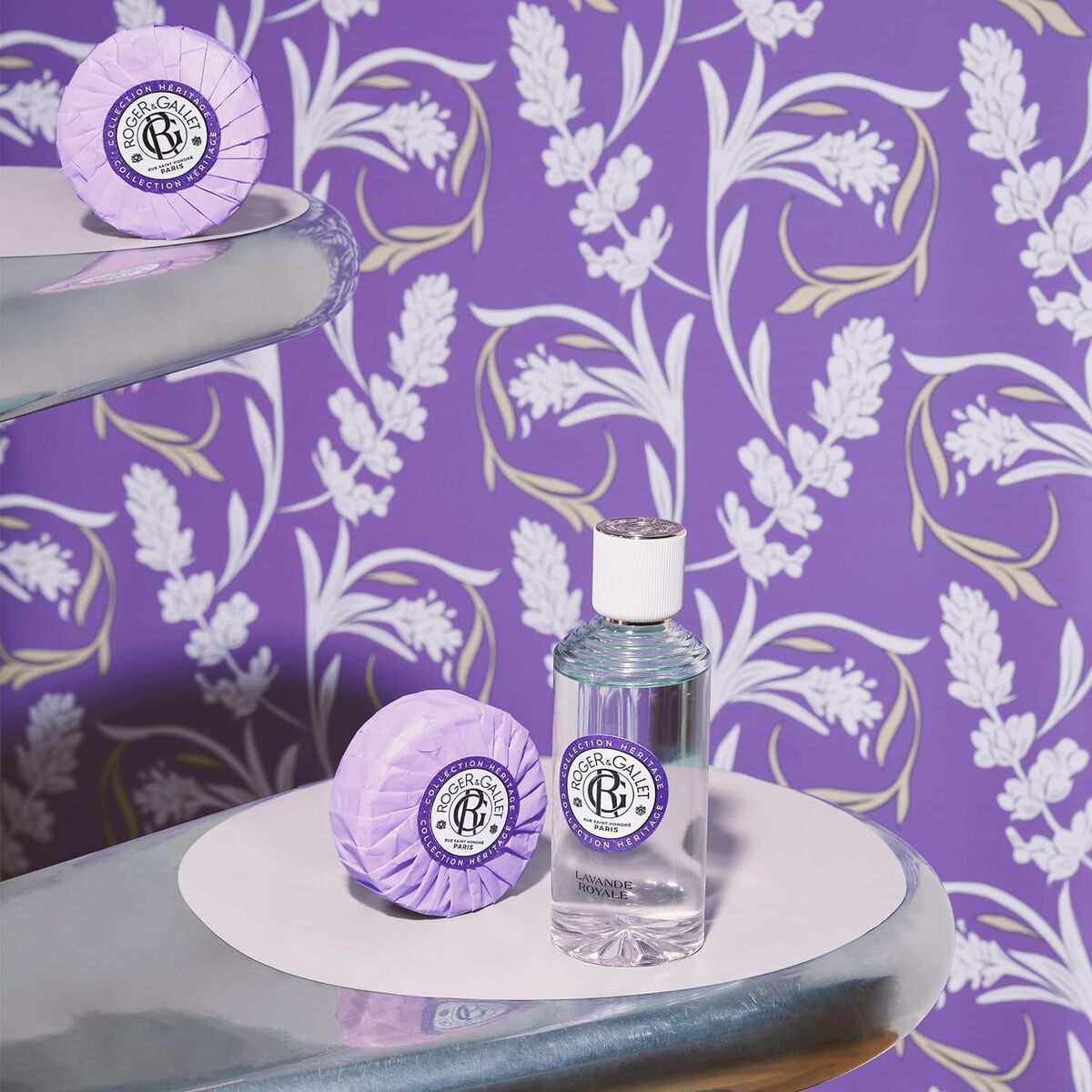 Soap Cake Lavande Royale 100 g - Roger & Gallet Maroc - Aylal Beauty Soap Cake Lavande Royale 100 g - Roger & Gallet Maroc - Aylal Beauty