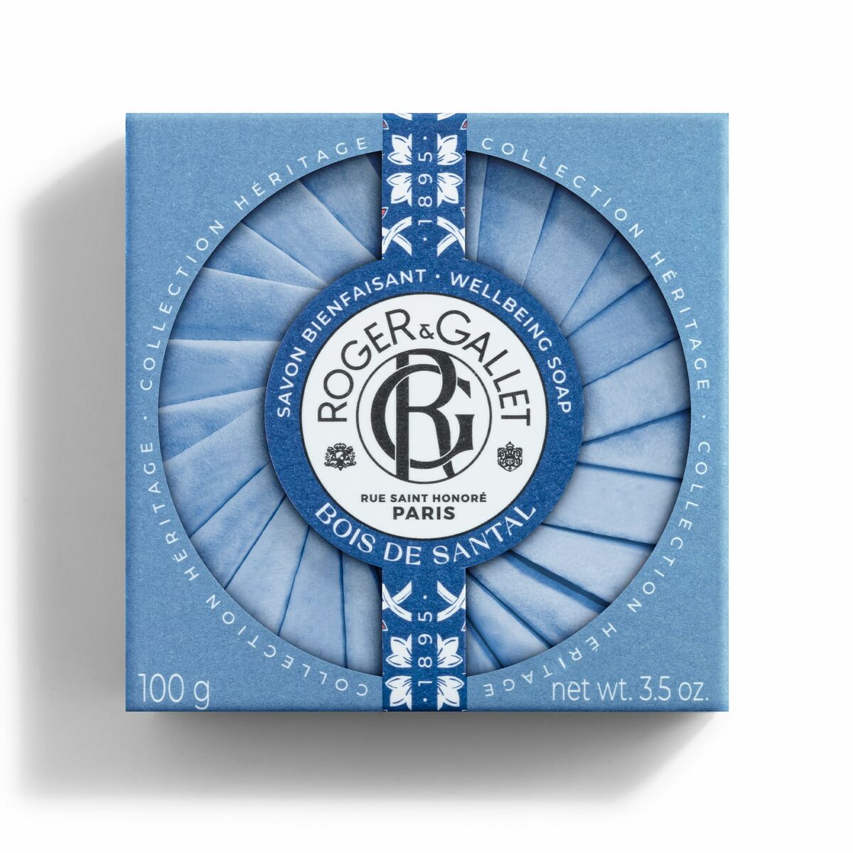Soap Cake Bois de Santal 100 g - Roger & Gallet Maroc - Aylal Beauty