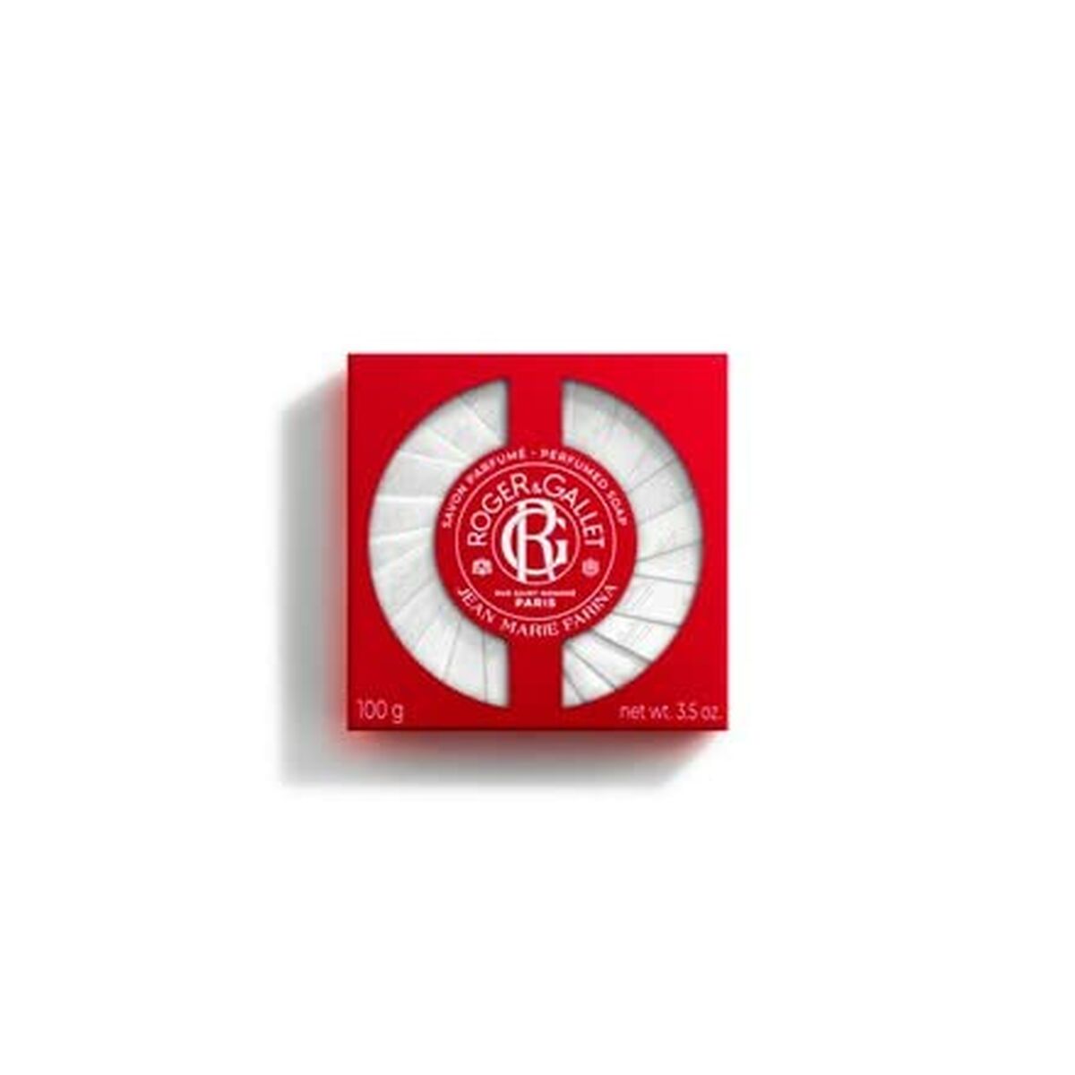 Soap Cake Roger & Gallet Jean Marie Farina Perfumed Jean Marie Farina 100 g - Roger & Gallet Maroc - Aylal Beauty