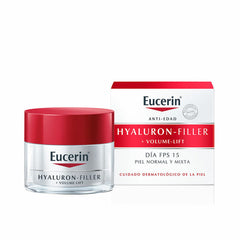 Day-time Anti-aging Cream Hyaluron Filler + Volume Lift (50 ml) - Eucerin Maroc - Aylal Beauty