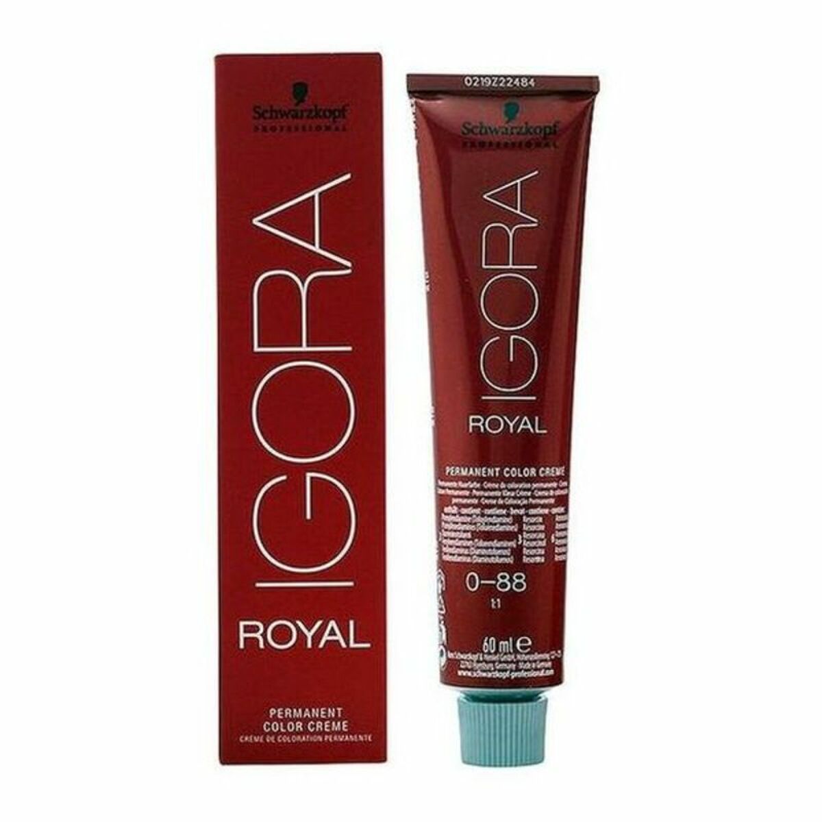 Permanent Dye Igora Royal Schwarzkopf Igora Royal 0-88 Nº 0-88 Nº 9.0-rubio muy claro Nº 8.0-rubio claro 60 ml - Schwarzkopf Maroc - Aylal Beauty