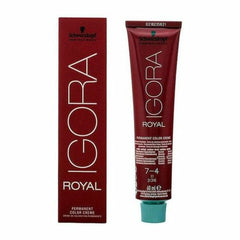 Permanent Dye Igora Royal Igora Royal 7-4 Nº 7-4 Nº 9.0-rubio muy claro Nº 8.0-rubio claro 60 ml - Schwarzkopf Maroc - Aylal Beauty