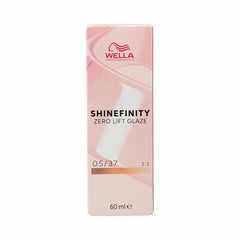 Permanent Colour Shinefinity Nº 05/37 (60 ml) - Wella Maroc - Aylal Beauty