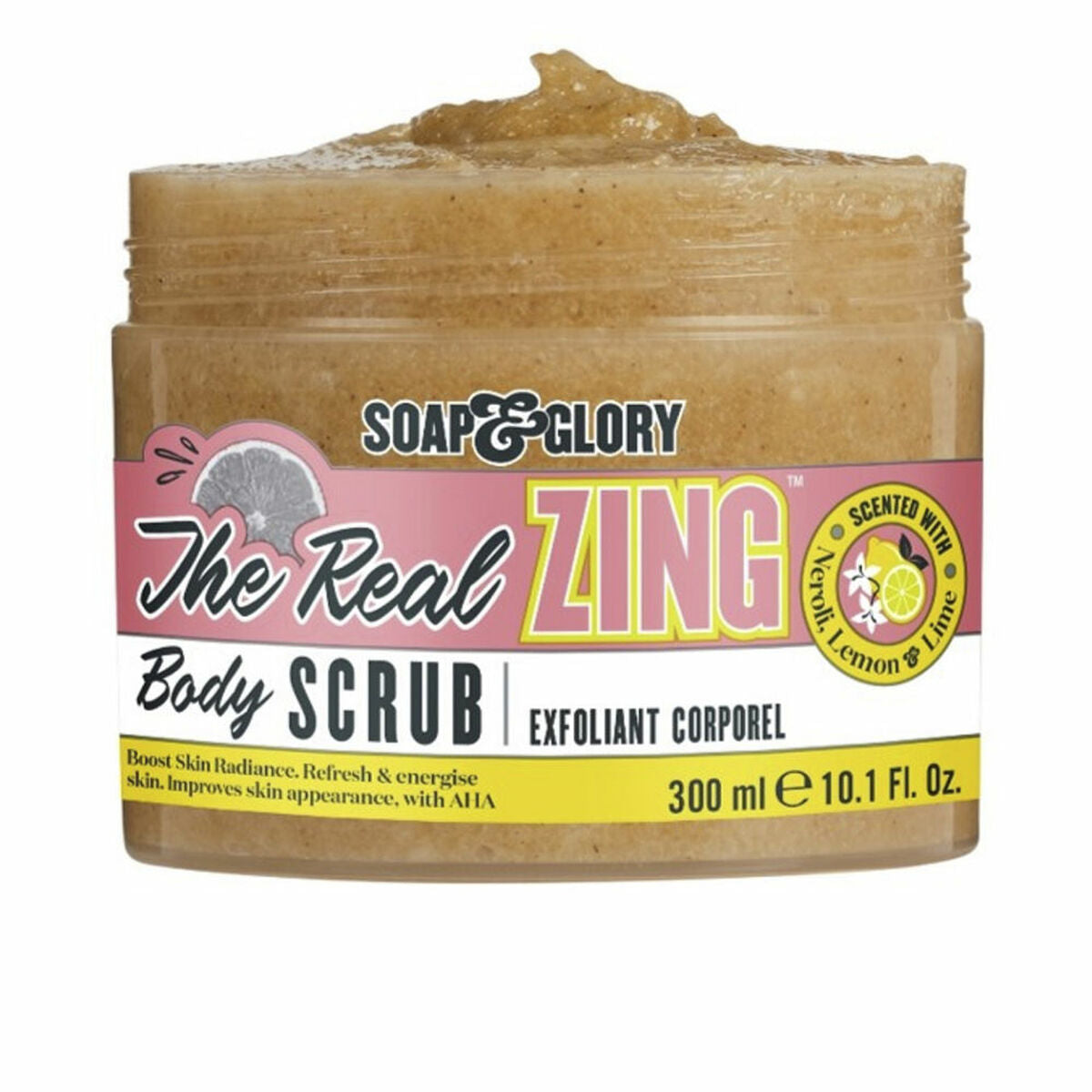 Body Exfoliator Soap & Glory The Real Zing 300 ml - Soap & Glory Maroc - Aylal Beauty
