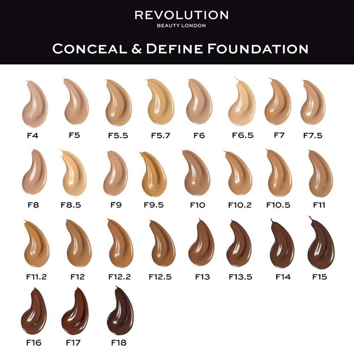 Liquid Make Up Base Conceal & Define Nº F9 (23 ml) - Revolution Make Up Maroc - Aylal Beauty Liquid Make Up Base Conceal & Define Nº F9 (23 ml) - Revolution Make Up Maroc - Aylal Beauty