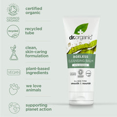 Facial Cleanser AGELESS DR. ORGANIC 100 ml Balsam - Dr.Organic Maroc - Aylal Beauty