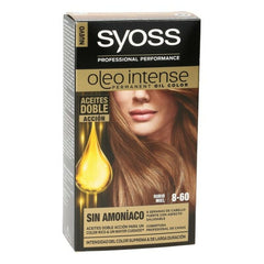 Permanent Dye Olio Intense Ammonia-free Nº 8,60 Honey Blonde - Syoss Maroc - Aylal Beauty