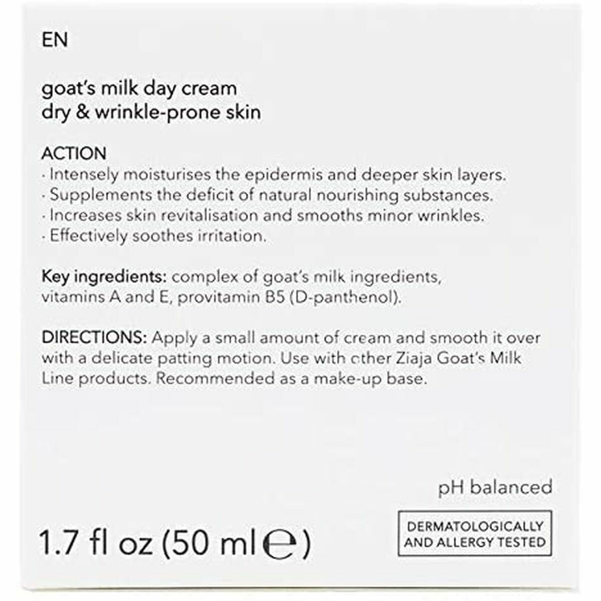 Facial Cream Leche De Cabra Goat's milk 50 ml - Ziaja Maroc - Aylal Beauty Facial Cream Leche De Cabra Goat's milk 50 ml - Ziaja Maroc - Aylal Beauty