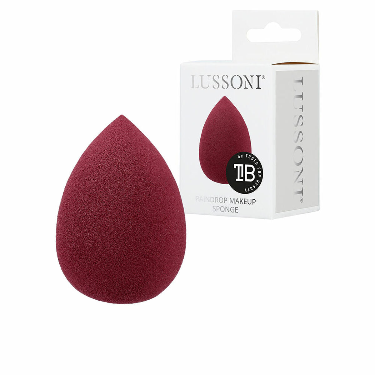 Make-up Sponge Raindrop Maroon - Lussoni Maroc - Aylal Beauty