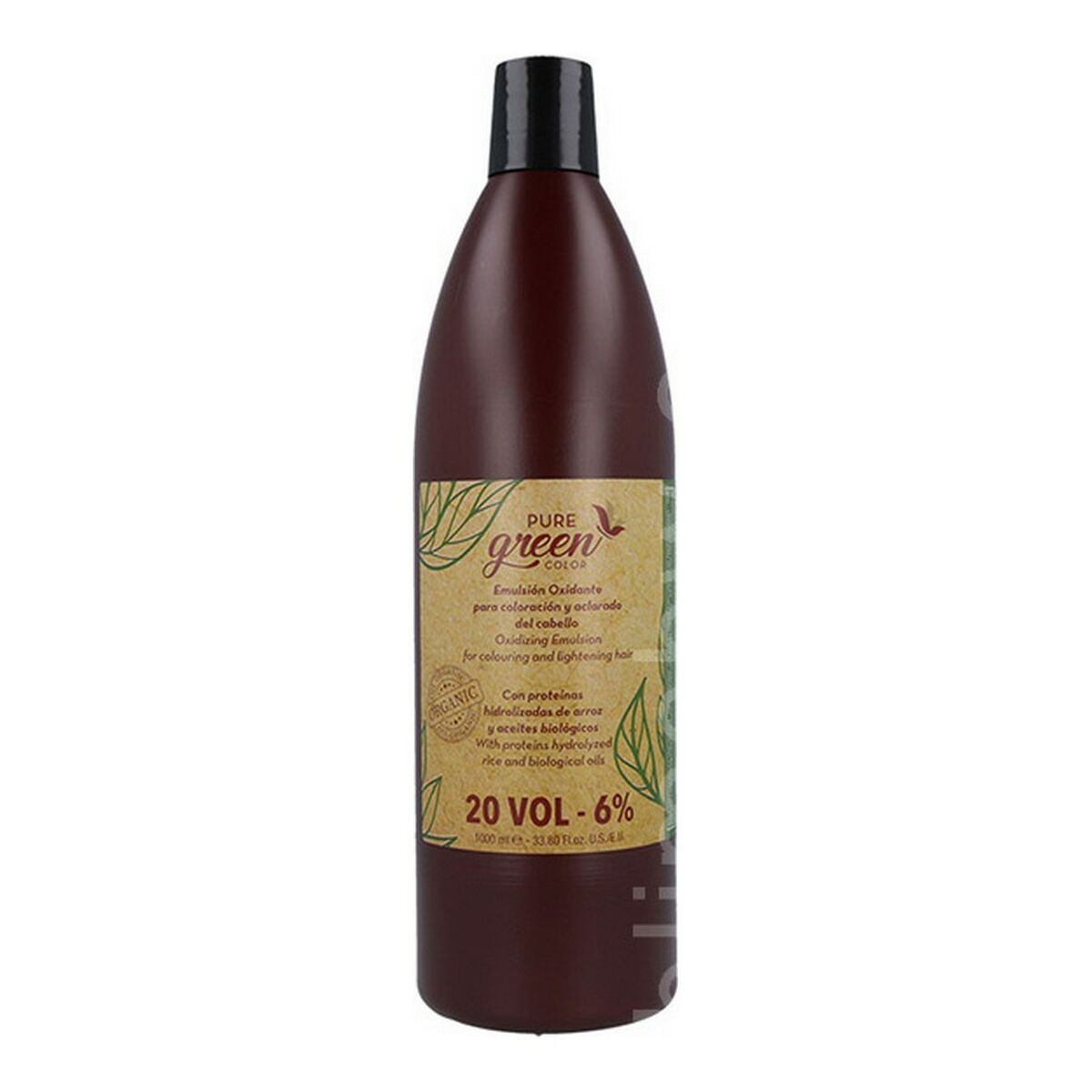Hair Oxidizer Emulsion Pure Green Green Emulsión 20 Vol 6 % (1000 ml) - Pure Green Maroc - Aylal Beauty