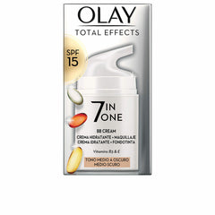 Hydrating Cream with Colour Olay Total Effects Bb Cream Medium Dark Spf 15 50 ml - Olay Maroc - Aylal Beauty