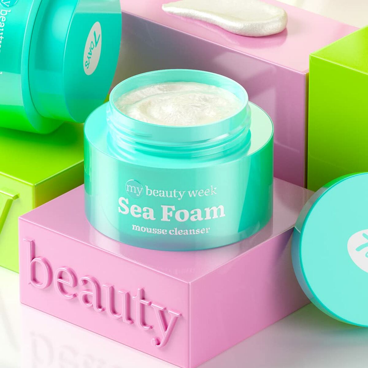 Cleansing Mousse MY BEAUTY WEEK 50 ml Soothing - 7DAYS Maroc - Aylal Beauty Cleansing Mousse MY BEAUTY WEEK 50 ml Soothing - 7DAYS Maroc - Aylal Beauty